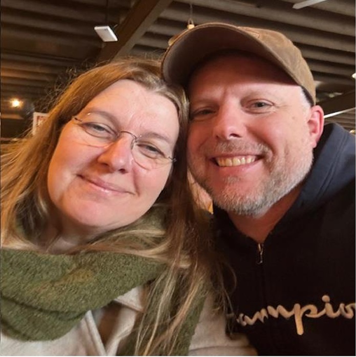 Promo met Foto van / Photo de Bram & Nele Louage