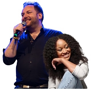 Promo met Foto van / Photo de Lionel & Jocelyne Popliment