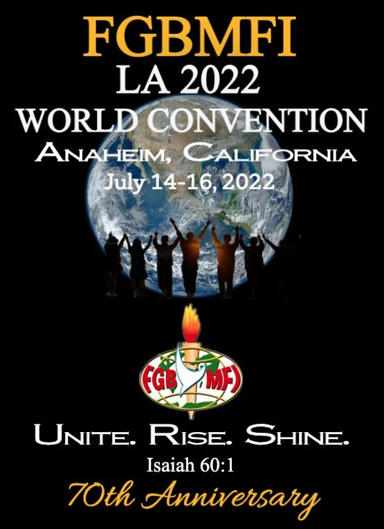 Announcing the FGBMFI WORLD CONVENTION LOS ANGELES JULY 14-16 2022